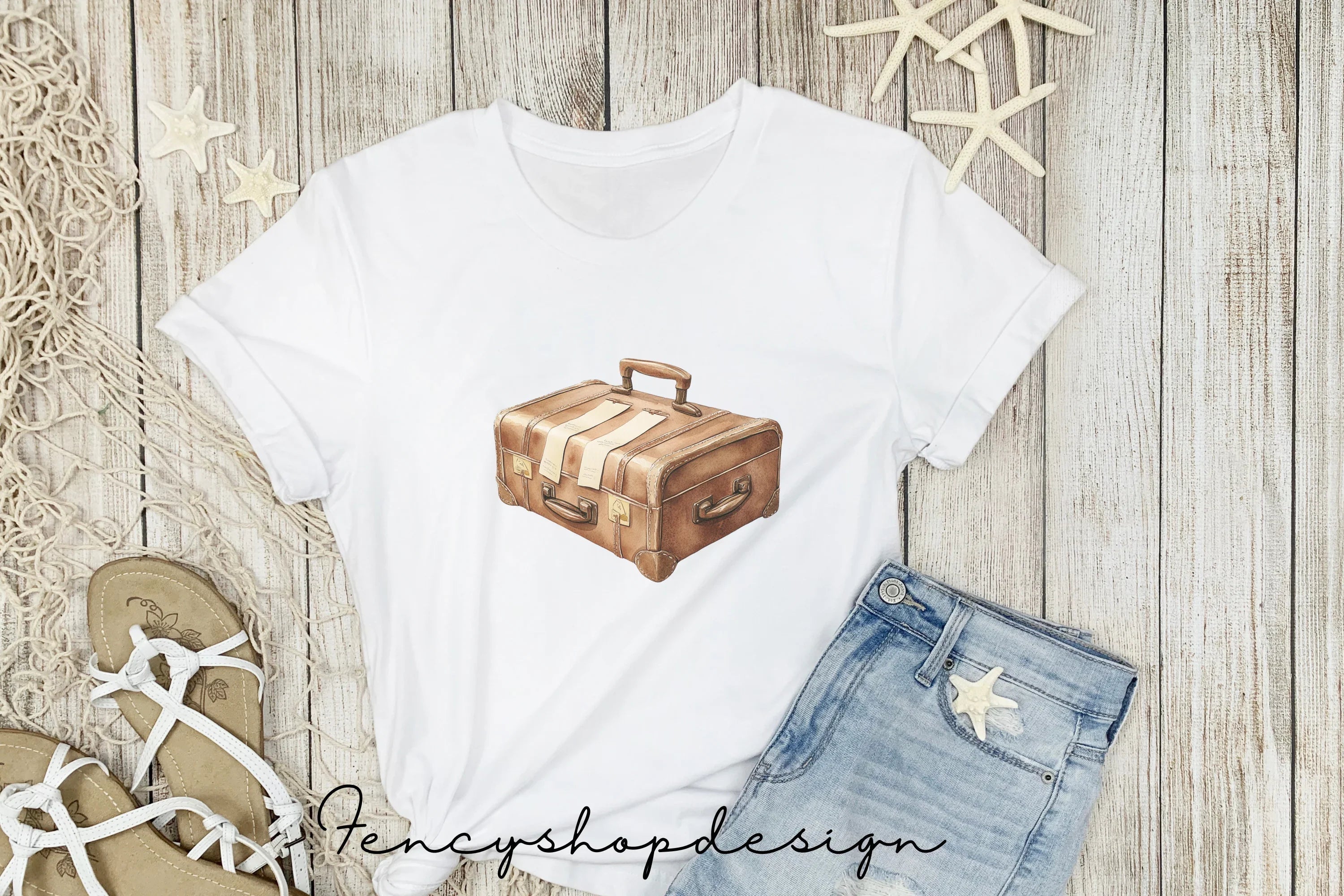 Vintage Travel Adventure Clipart Bundle
