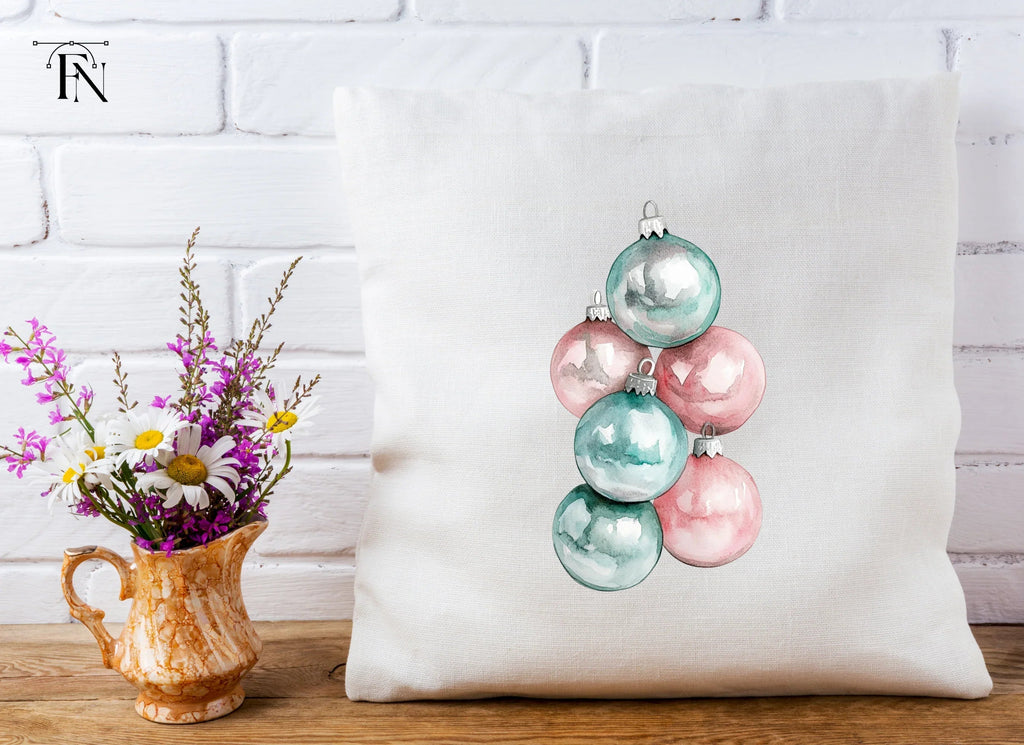 Christmas Ornament Stacks Clipart Bundle