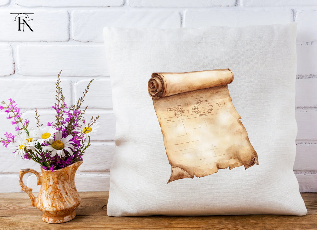 Aged Scroll Clipart Bundle
