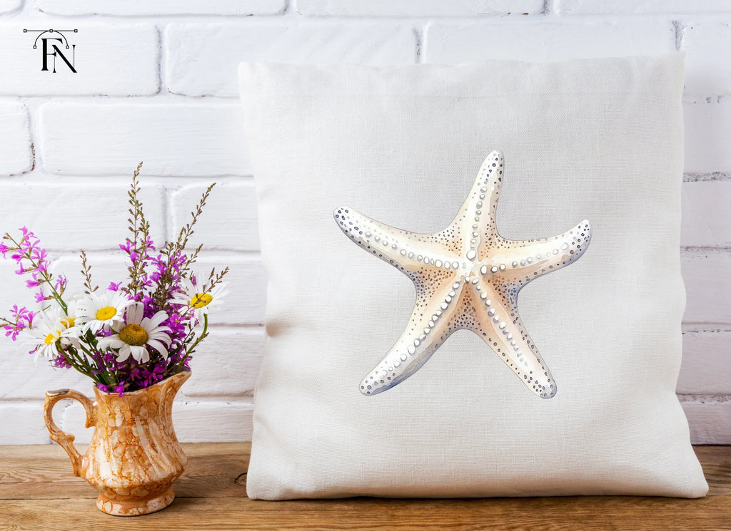 White Starfish Clipart Bundle