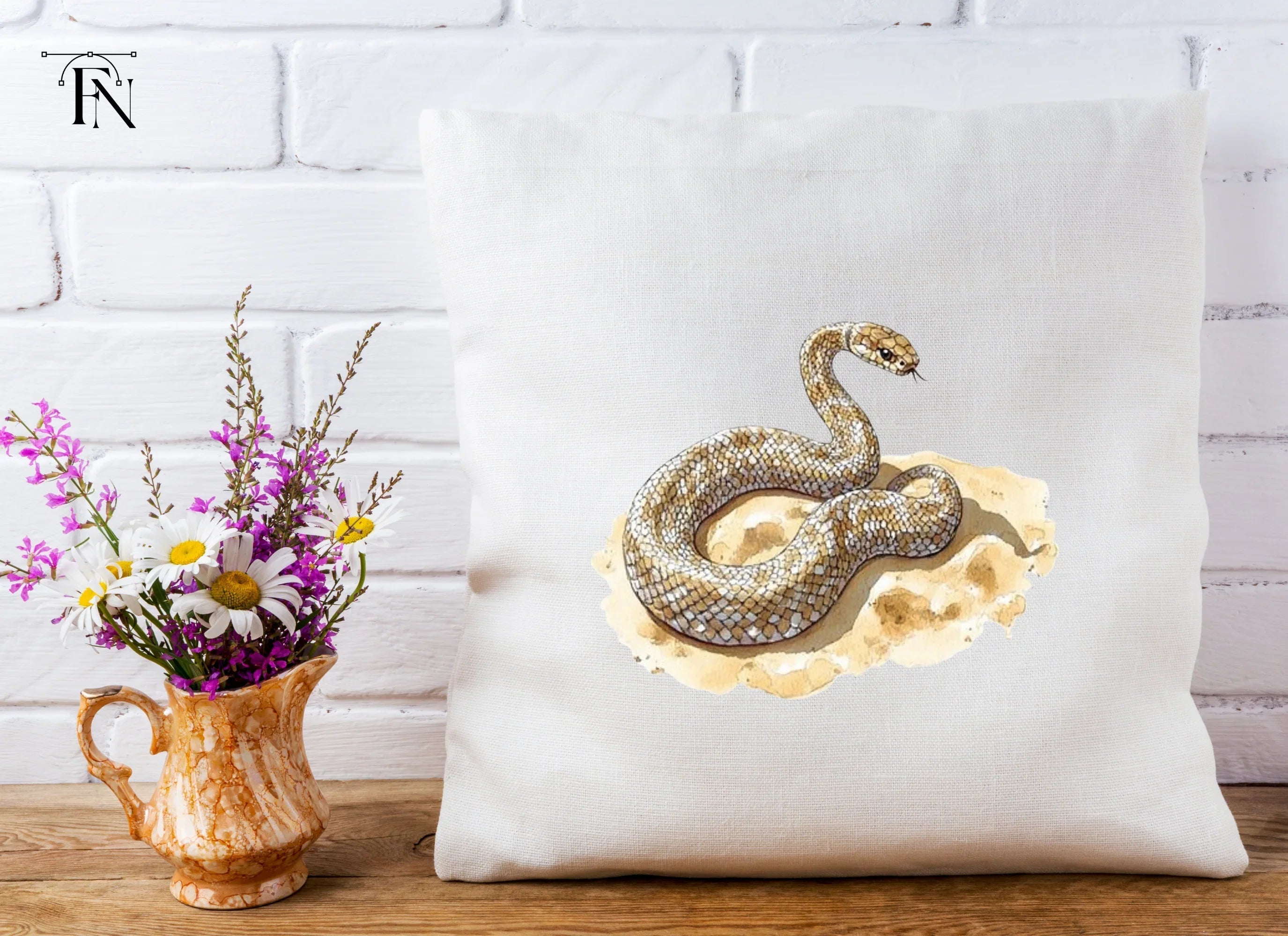 Desert Snake Reptile Clipart Bundle