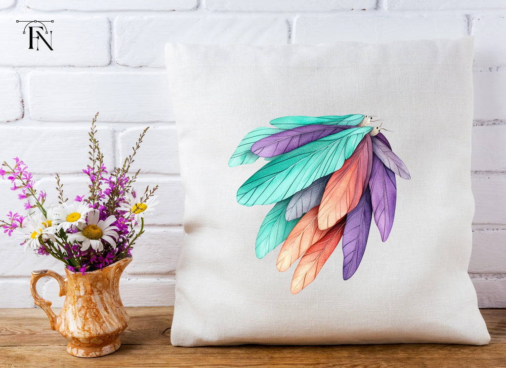 Vibrant Feather Clipart Bundle