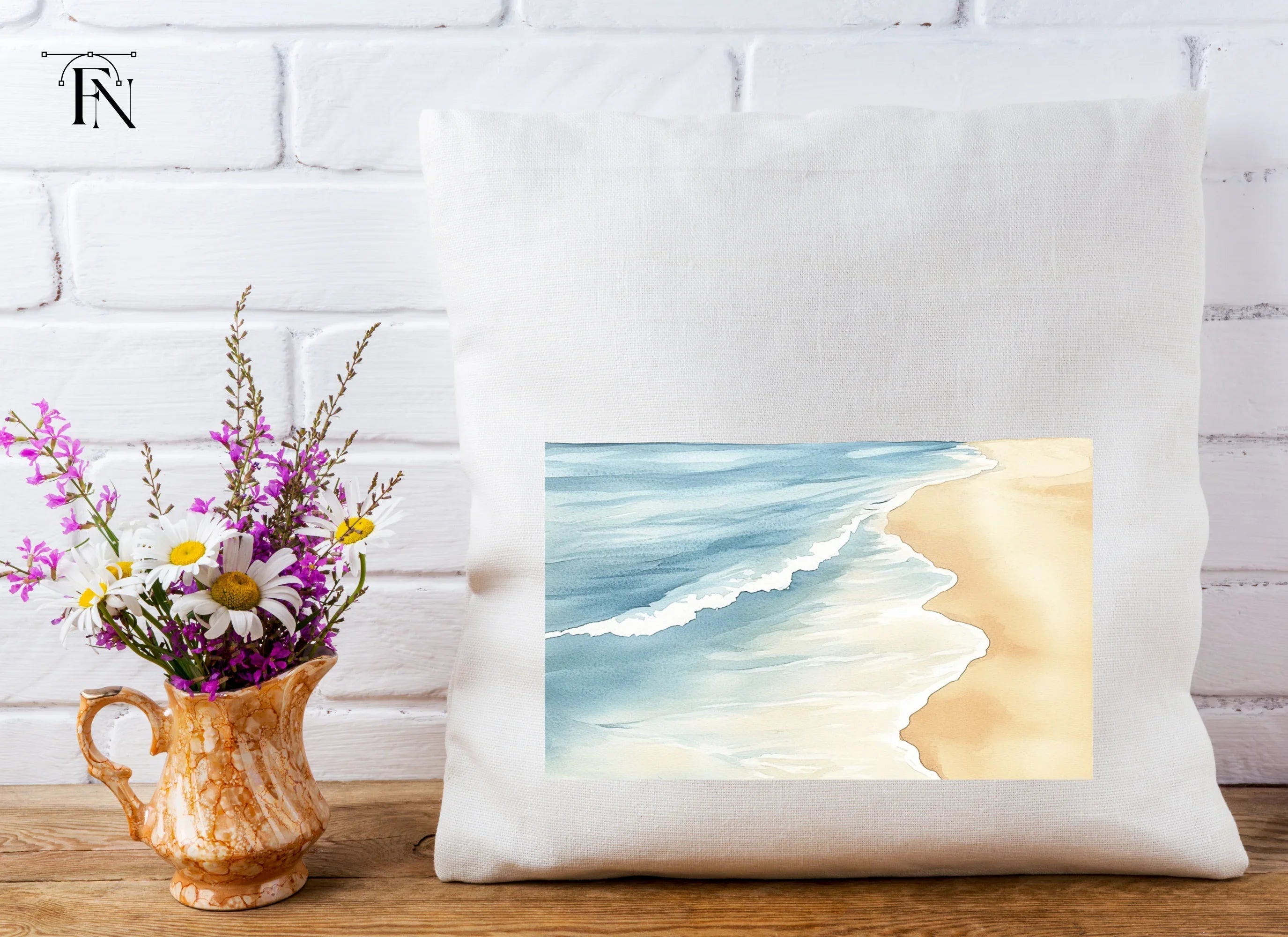 Beach and Ocean Landscape Clipart Bundle