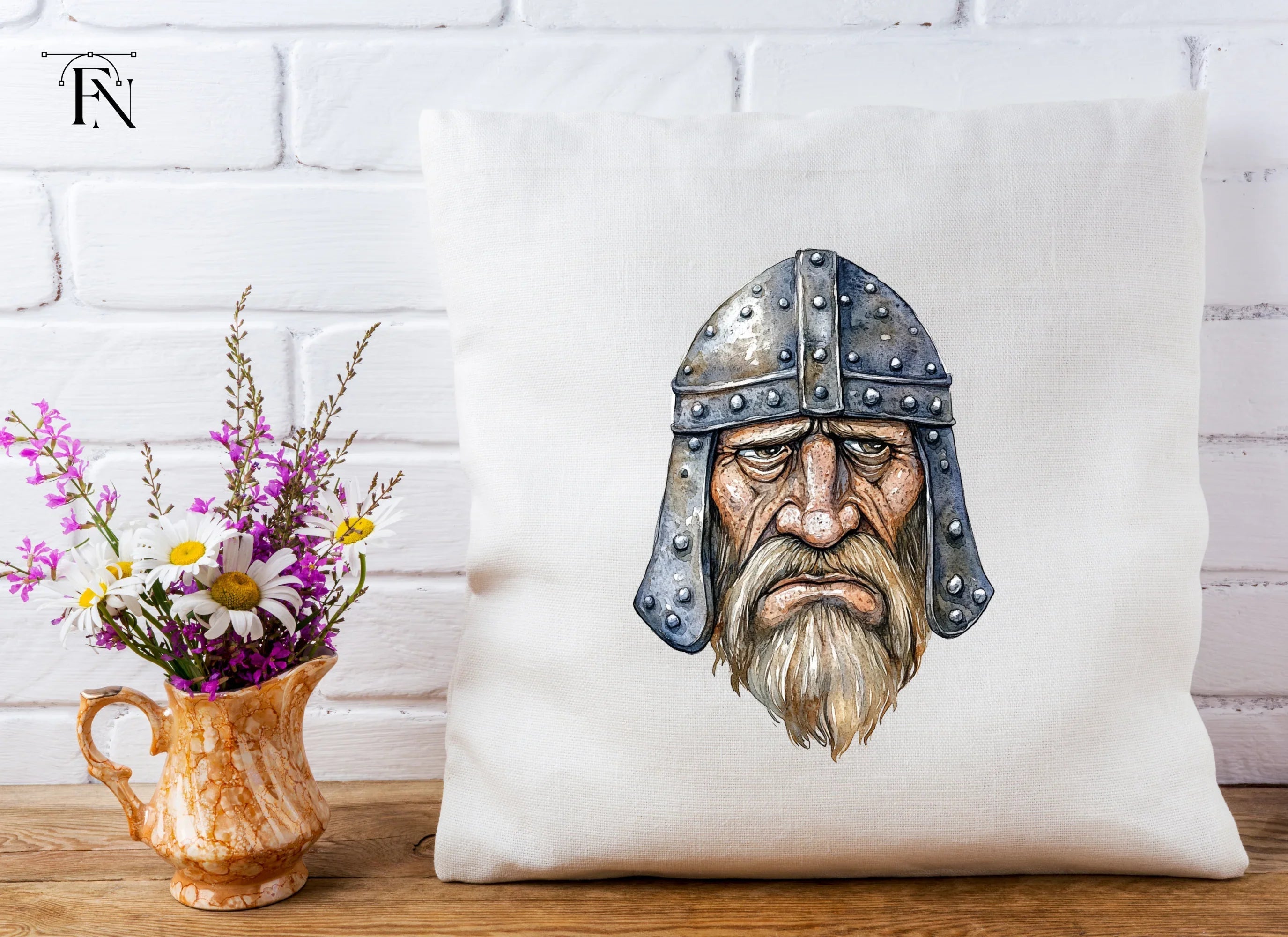 Viking Warrior Portraits Clipart Bundle