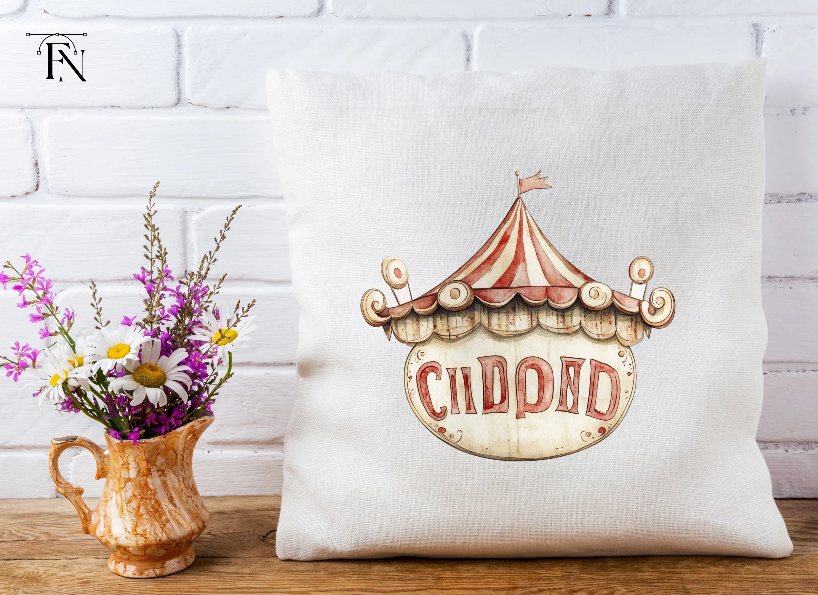 Vintage Circus Signboard Clipart Bundle