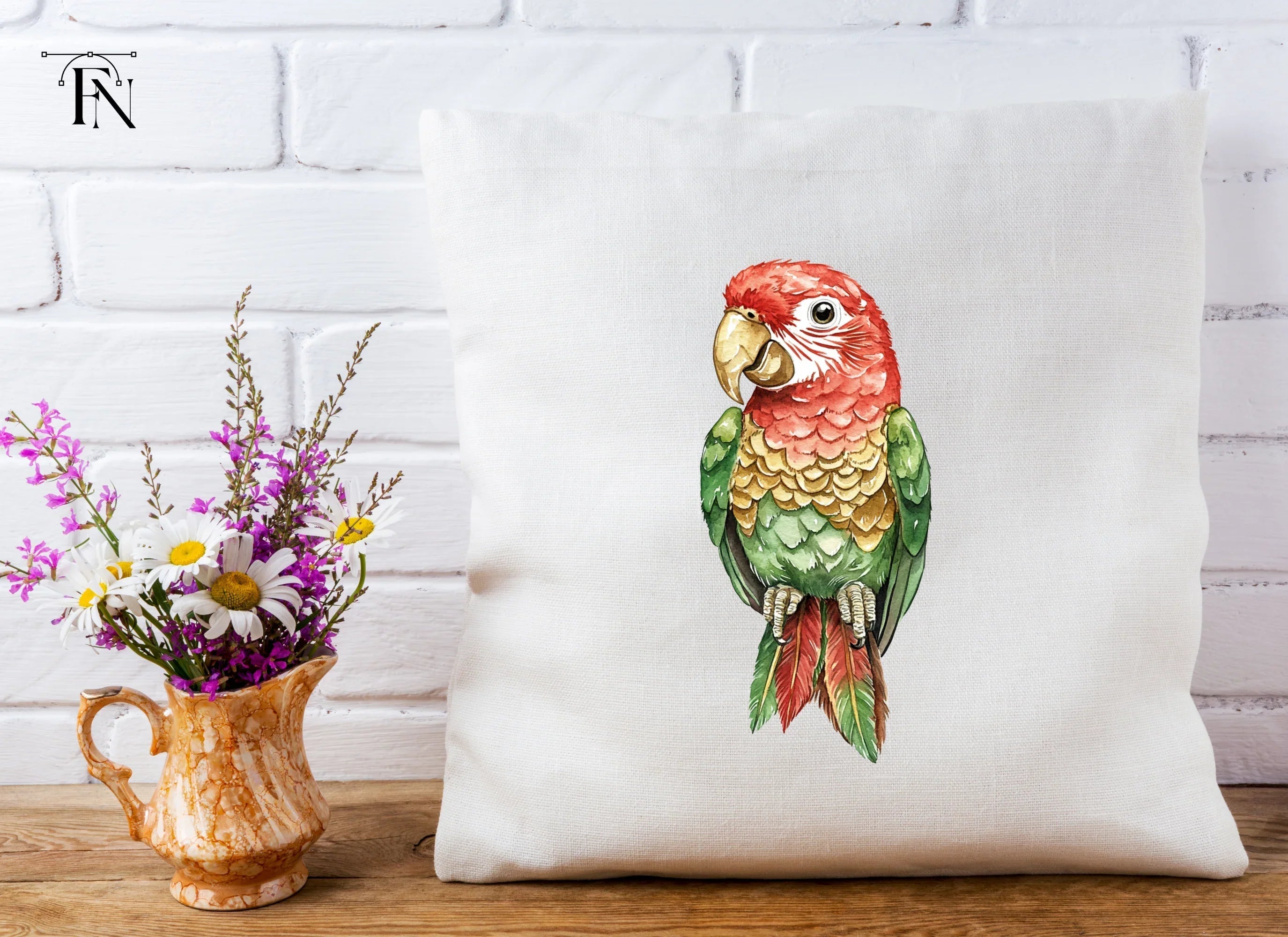 Exotic Parrot Clipart Bundle