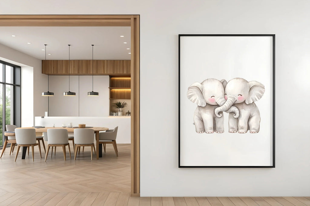 Cute Baby Elephant Clipart Bundle