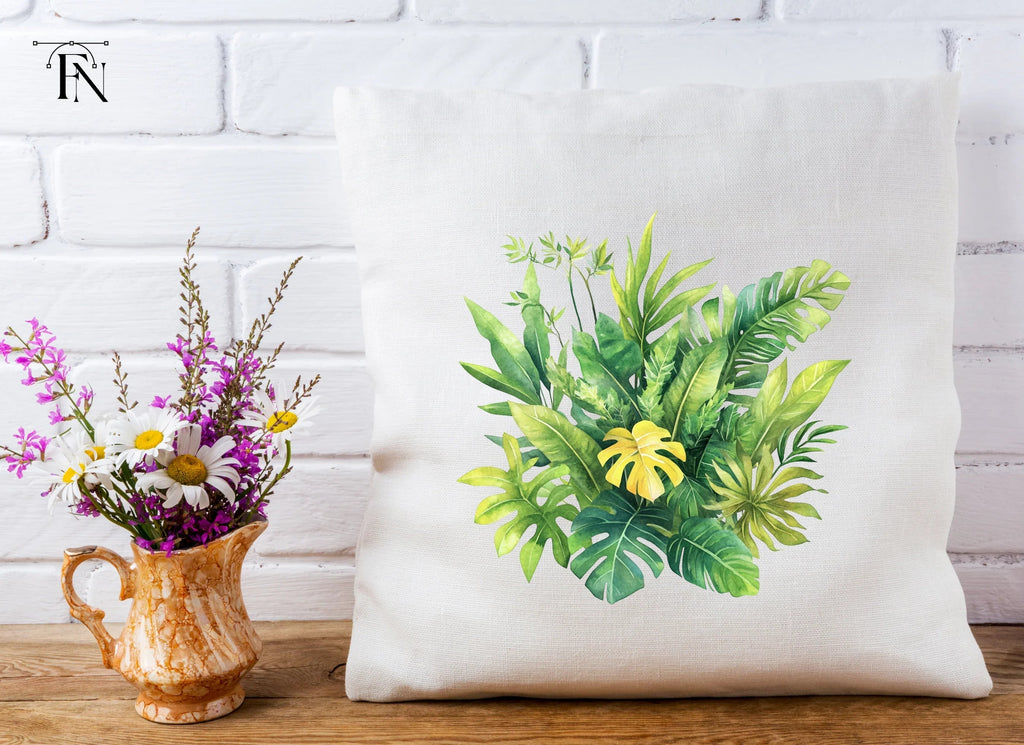Tropical Leaves Clipart Bundle