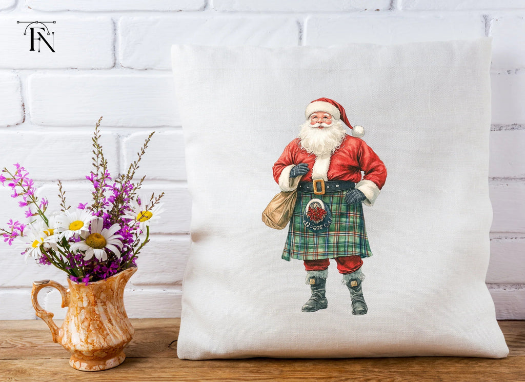 Scottish Santa Claus Clipart Bundle