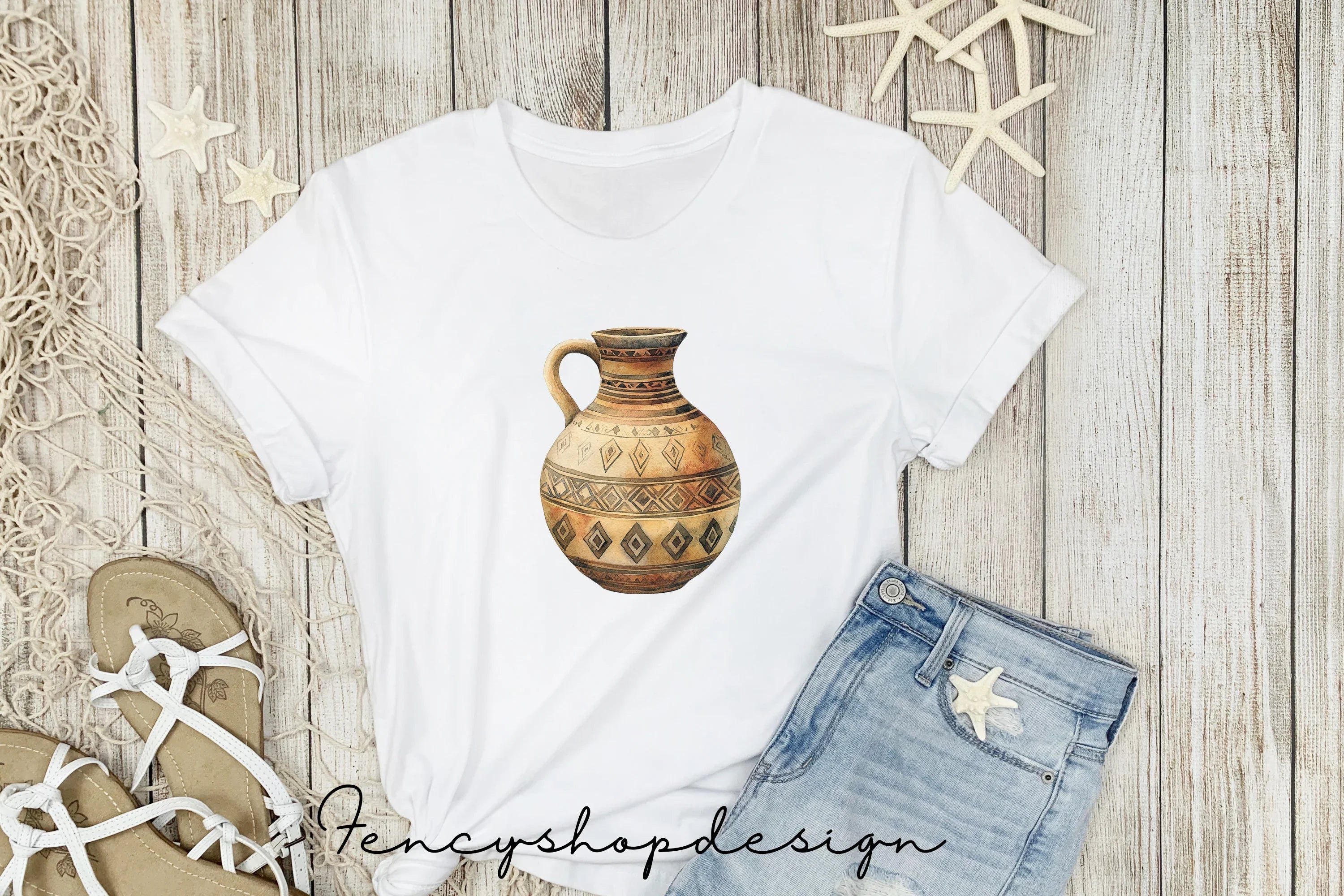 Ancient Greek Pottery Clipart Bundle