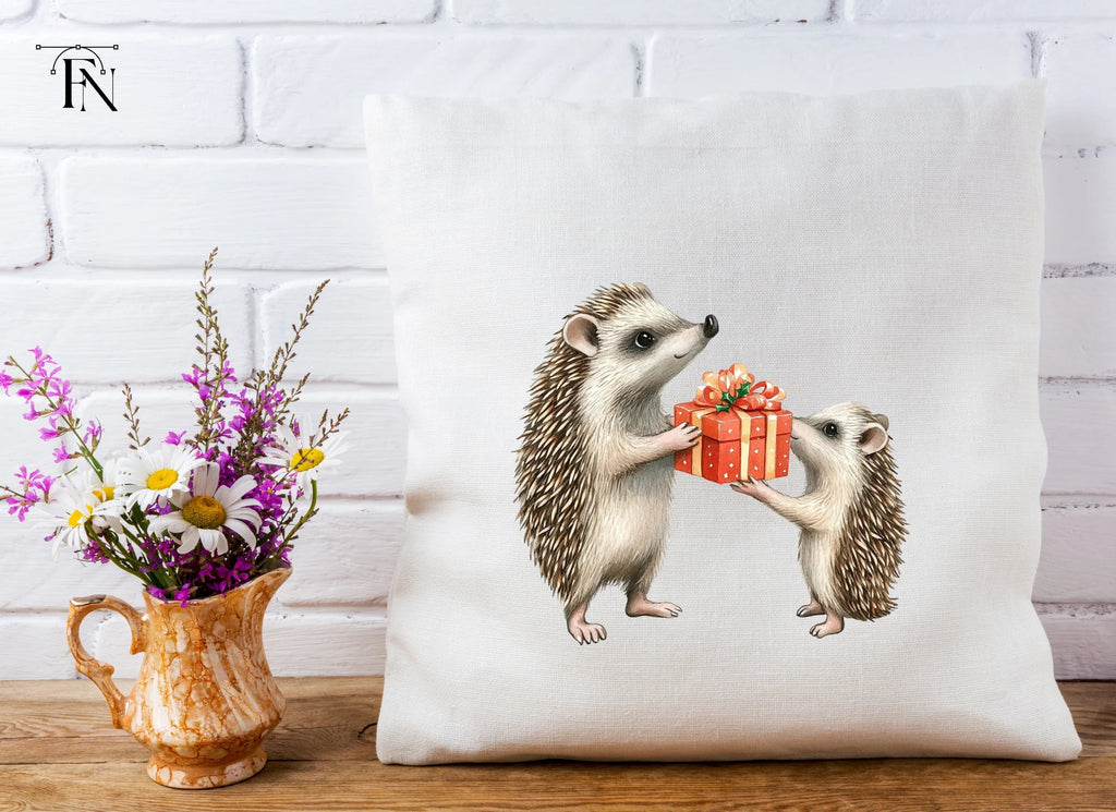 Hedgehog Family Gift Exchange Clipart Bundle