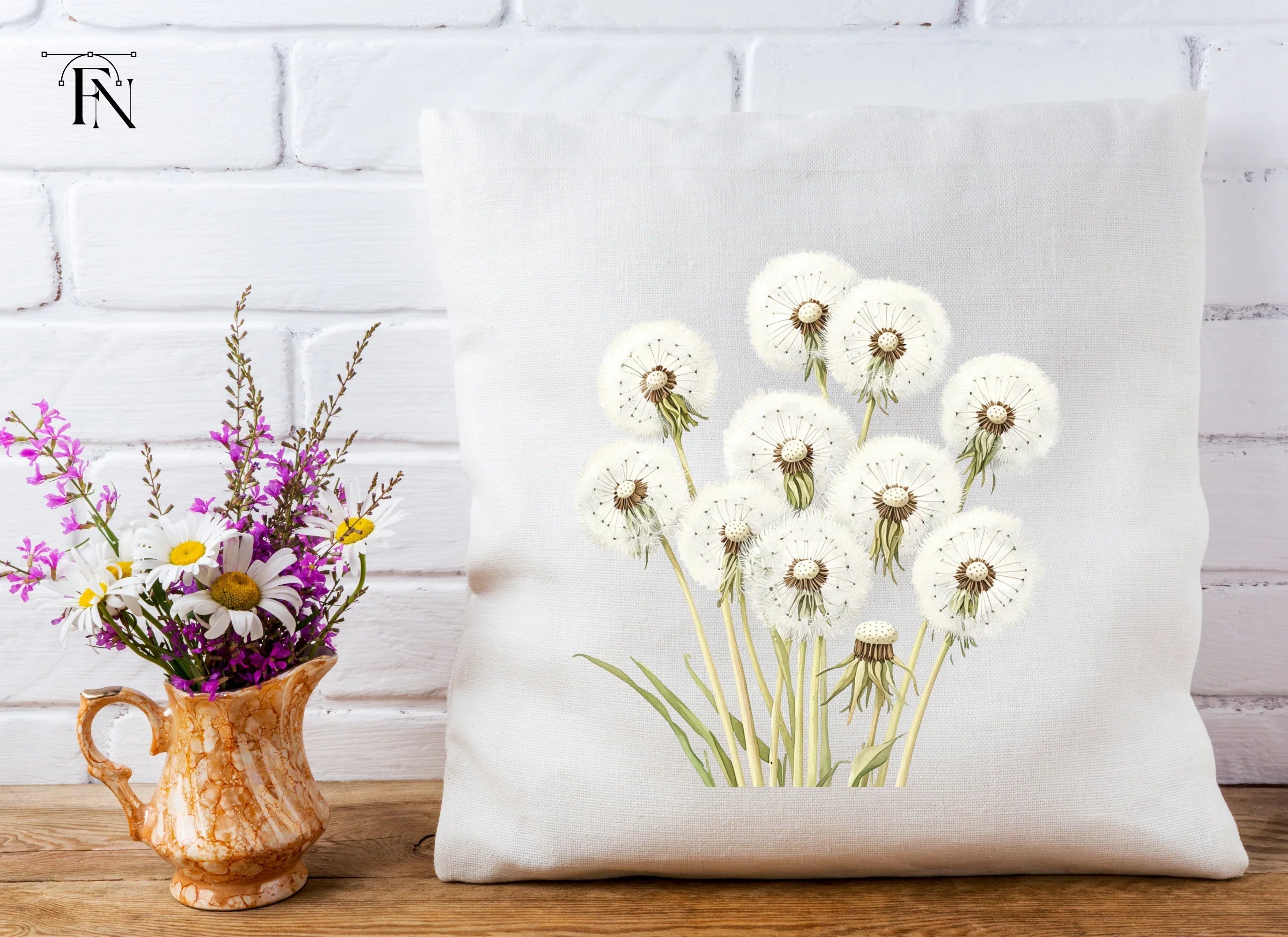 Dandelion Seed Head Clipart Bundle