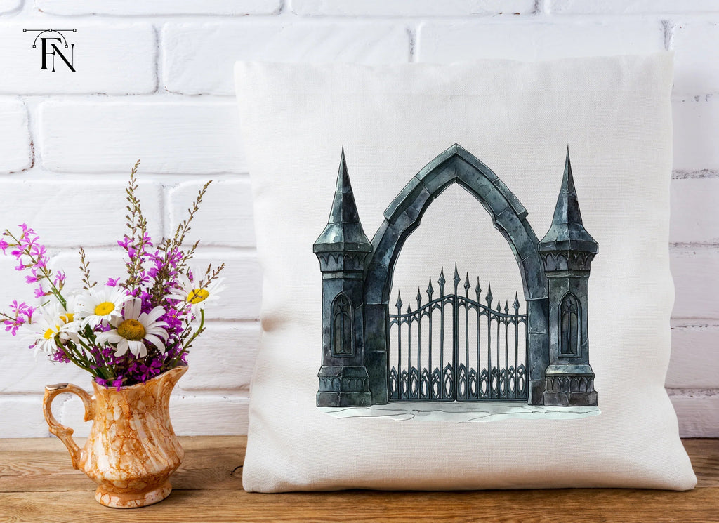 Gothic Archway Gate Clipart Bundle