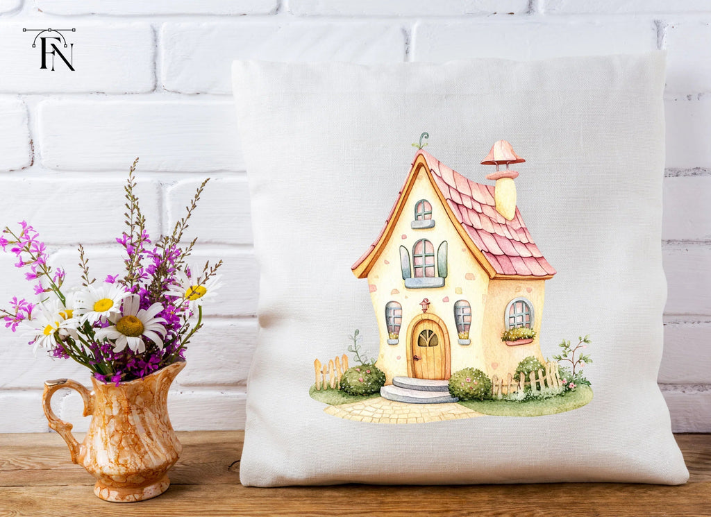 Cute Fairy Tale House Clipart Bundle