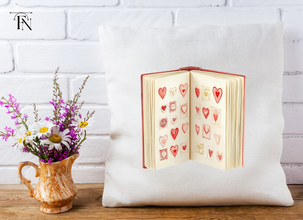 Valentine's Day Heart Stamp Clipart Bundle