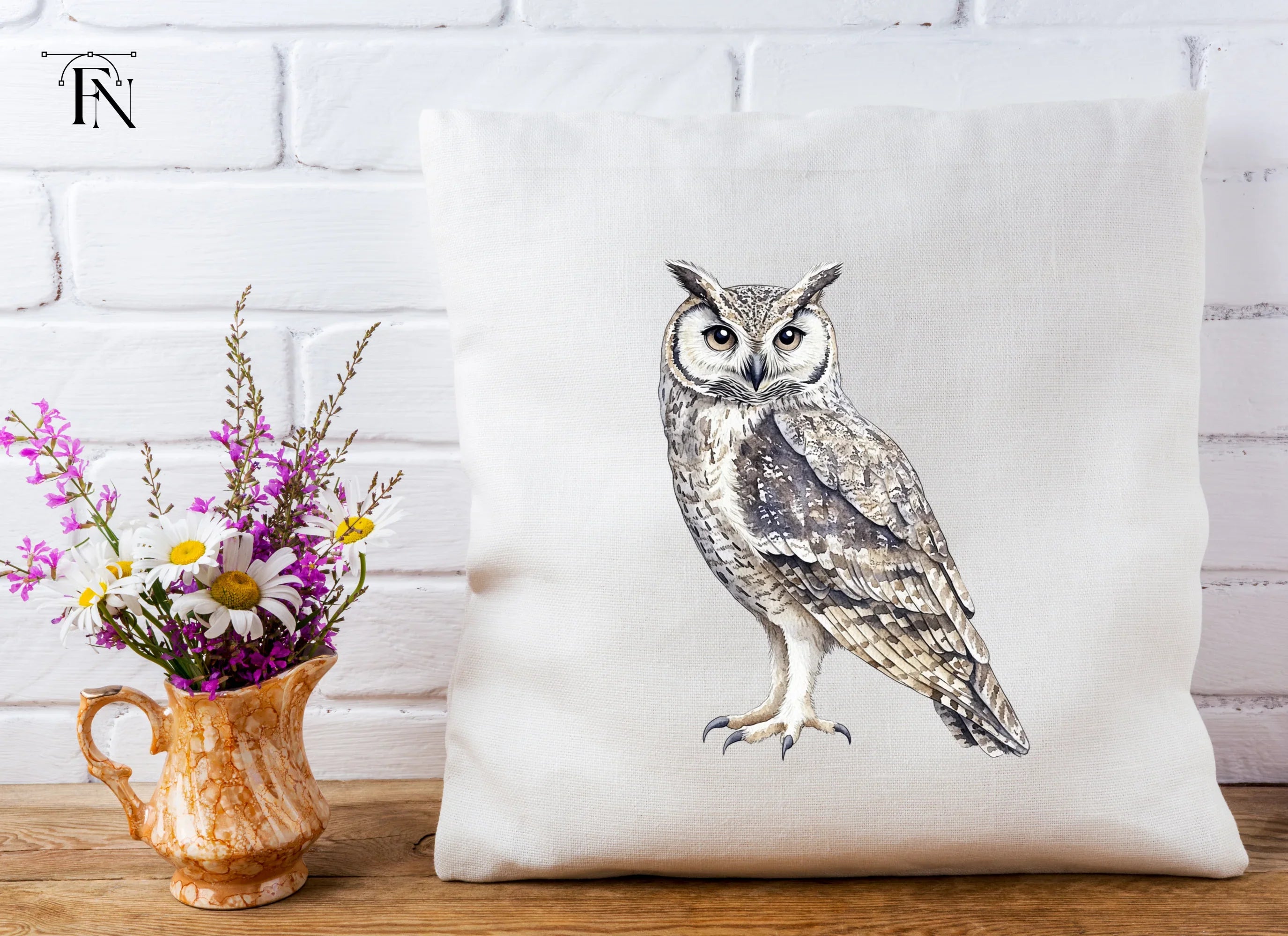 Realistic Owl Clipart Bundle