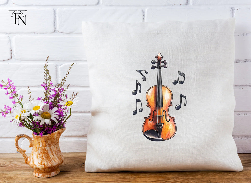 Violin and Music Notes Clipart Bundle