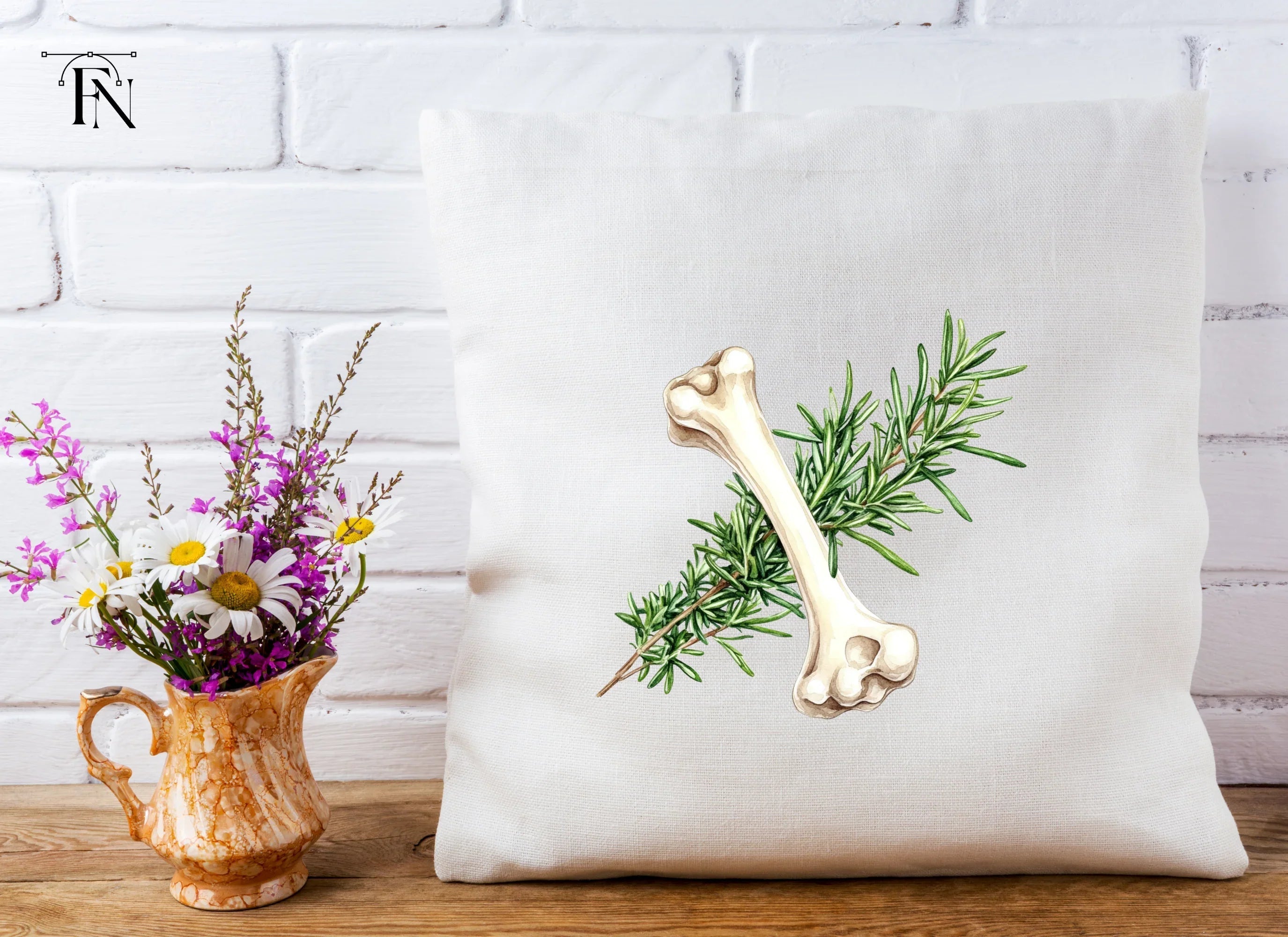 Rosemary and Bone Clipart Bundle