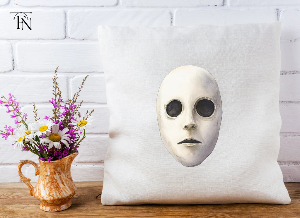 Eerie White Mask Clipart Bundle