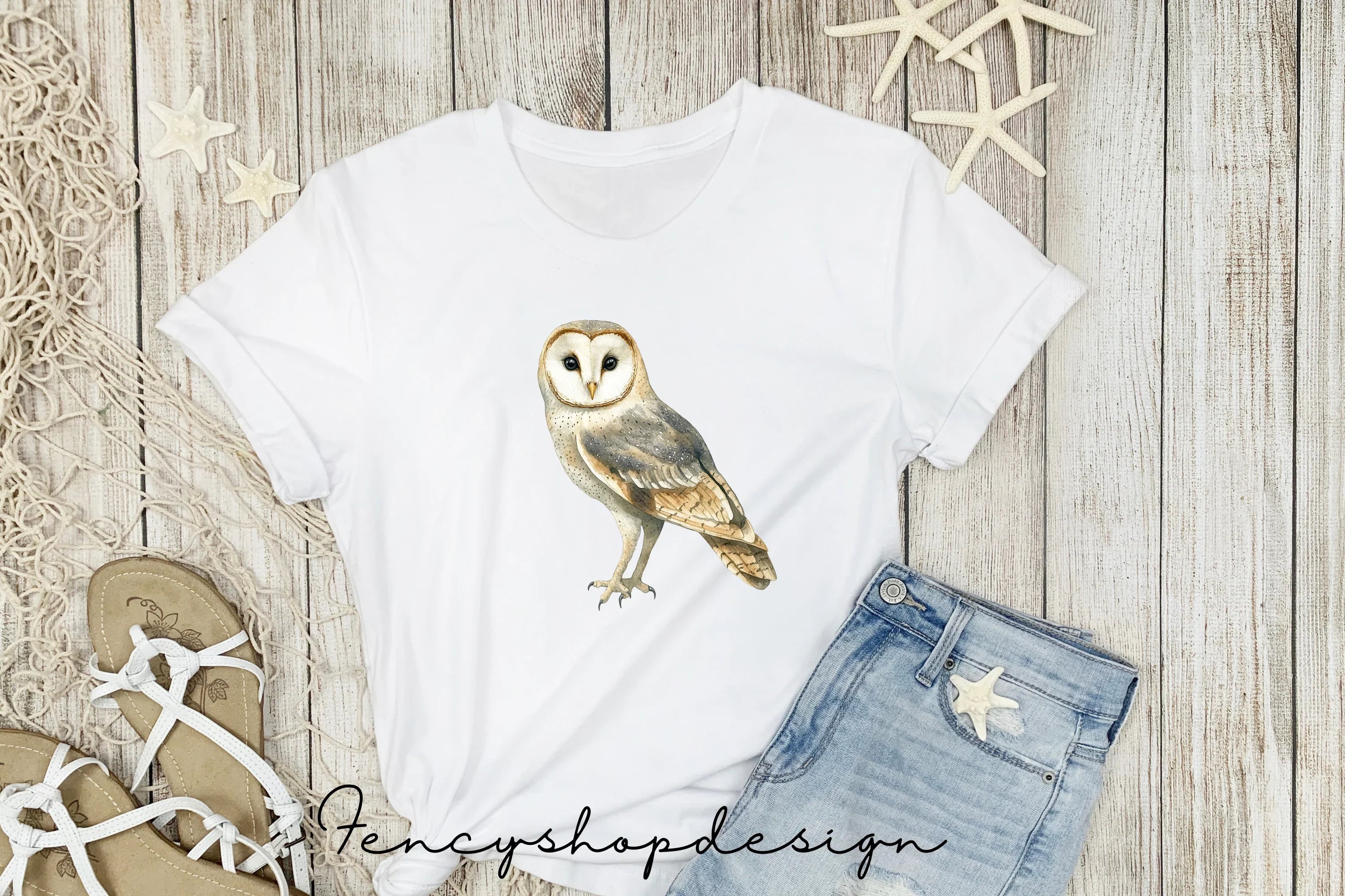 Cute Floral Owl Clipart Bundle