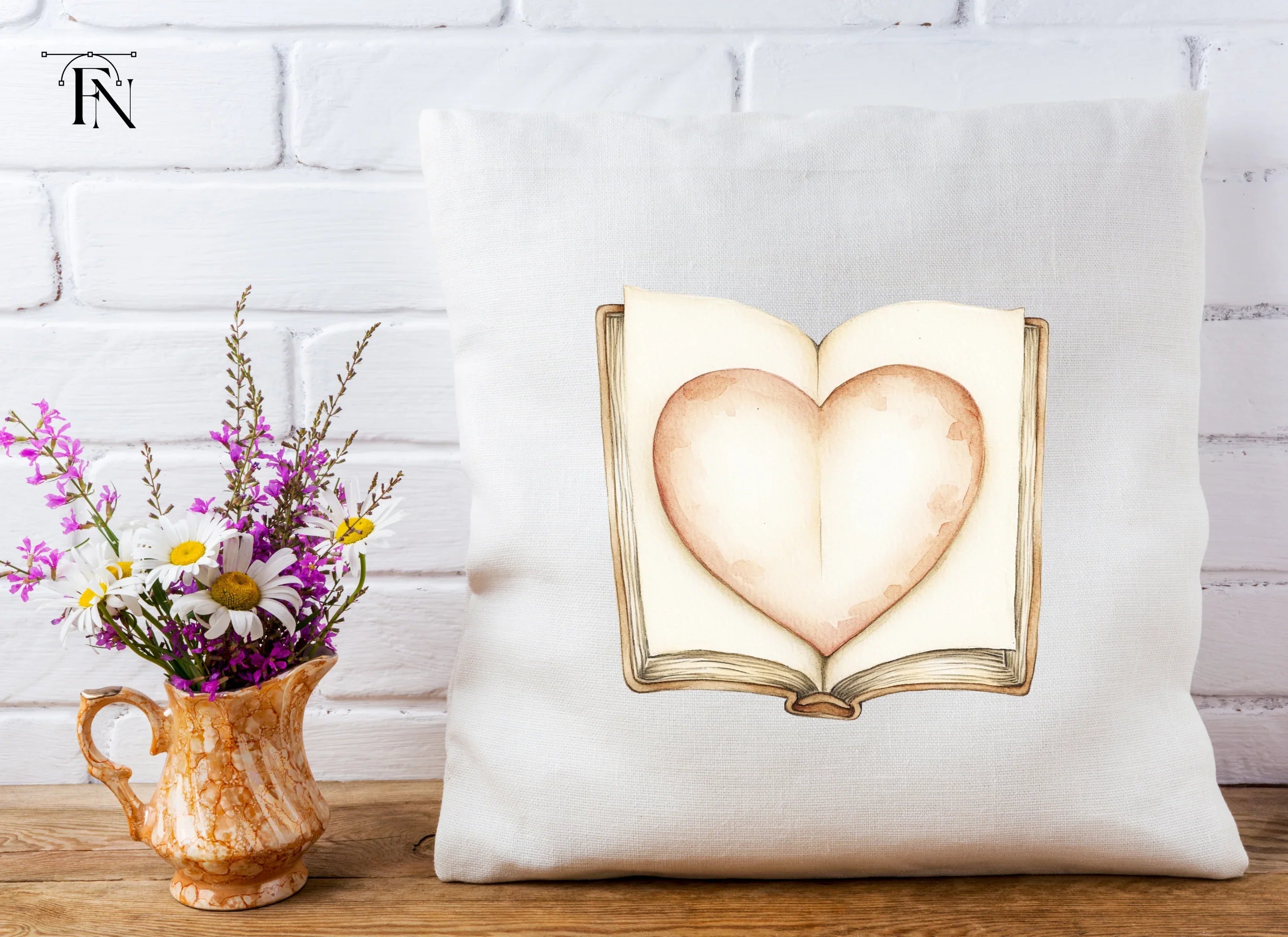 Heart Book Clipart Bundle
