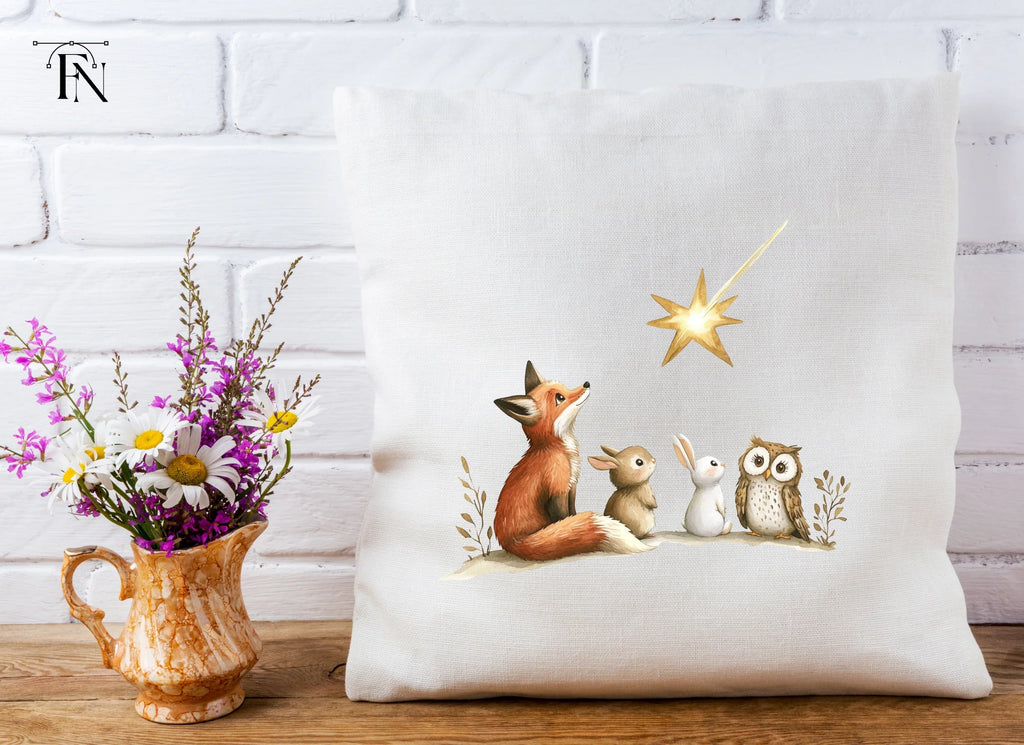 Woodland Animals Stargazing Clipart Bundle