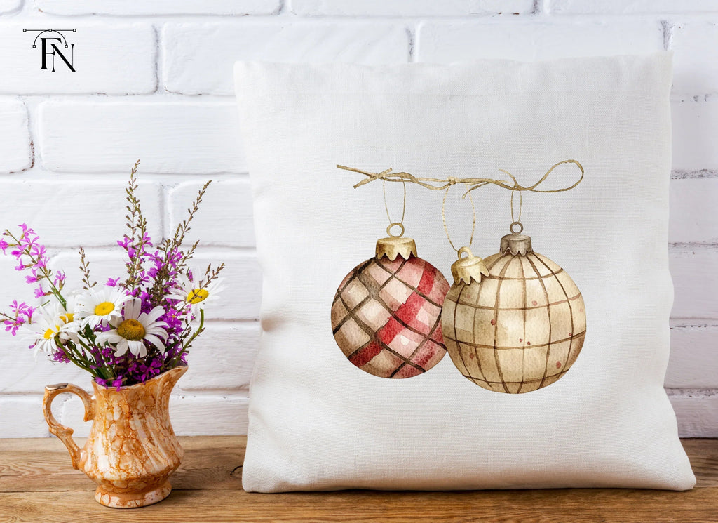 Christmas Ornaments Clipart Bundle