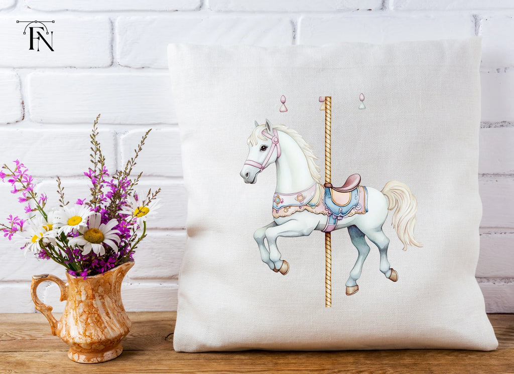 Carousel Horses Clipart Bundle