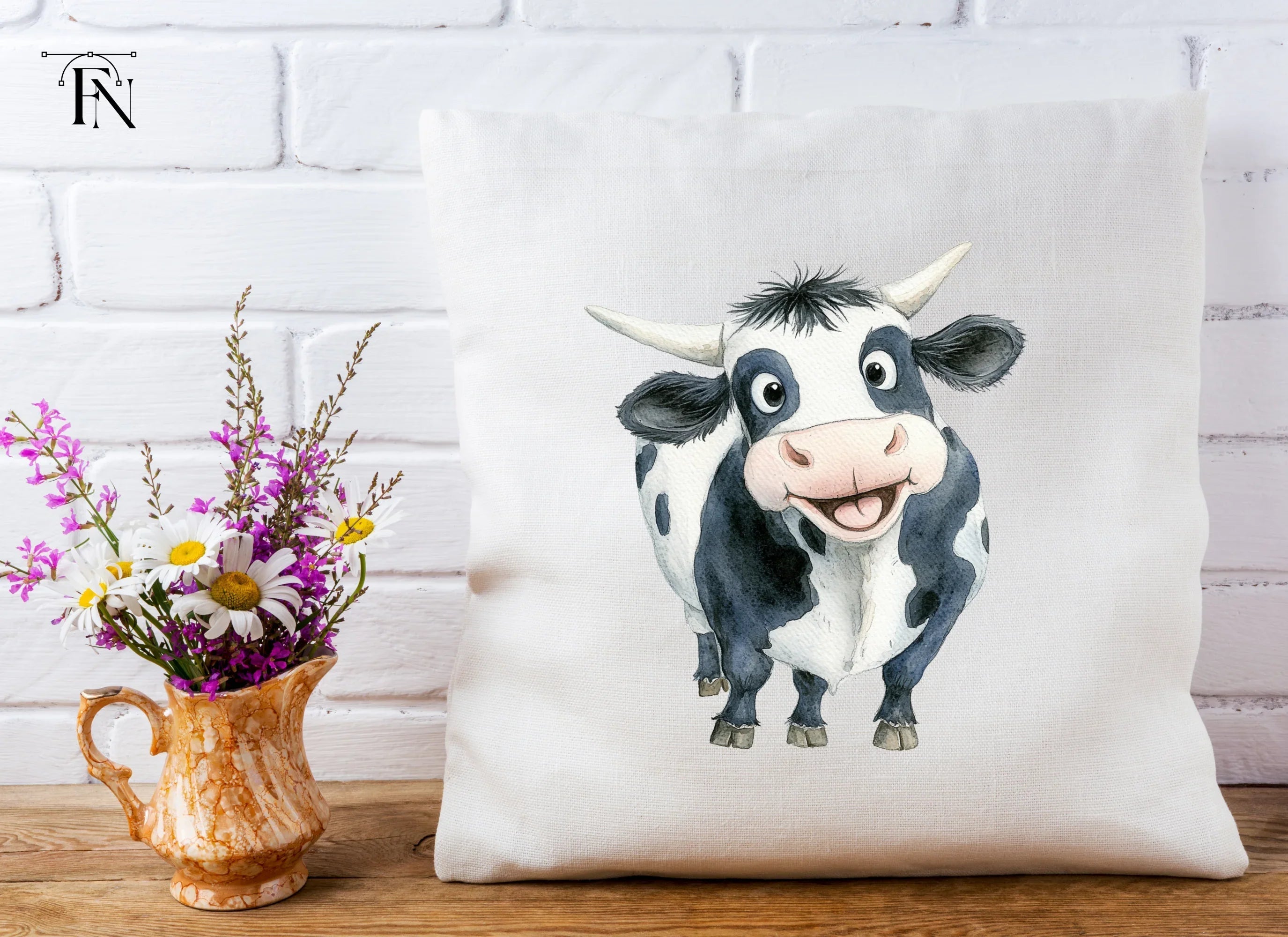 Cute Cow Clipart Bundle