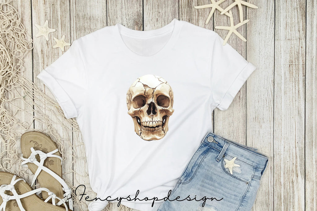 Cracked Skull Clipart Bundle