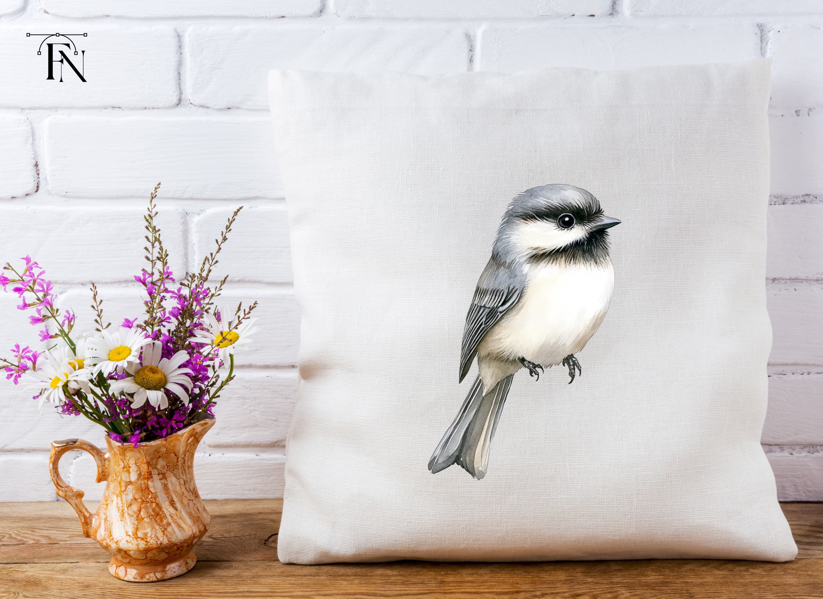 Charming Chickadee Bird Clipart Bundle