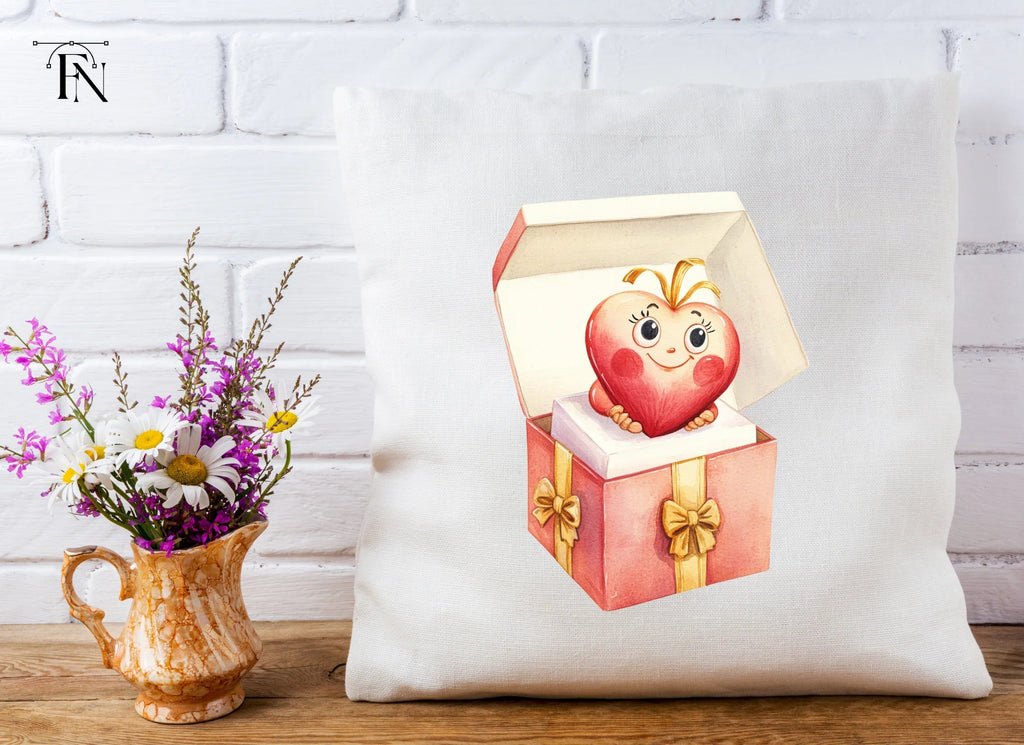 Heart in Gift Box Clipart Bundle