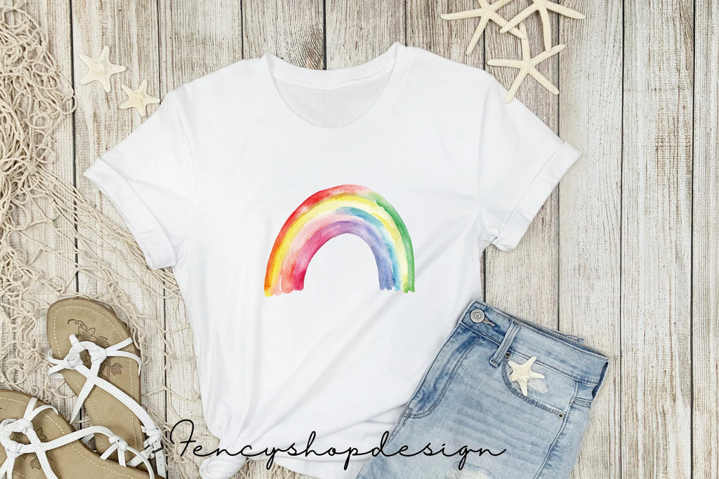 Vibrant Rainbow Splash Clipart Bundle