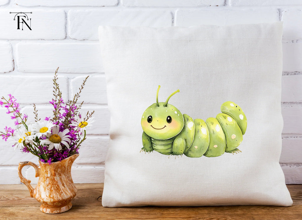 Adorable Caterpillar Clipart Bundle