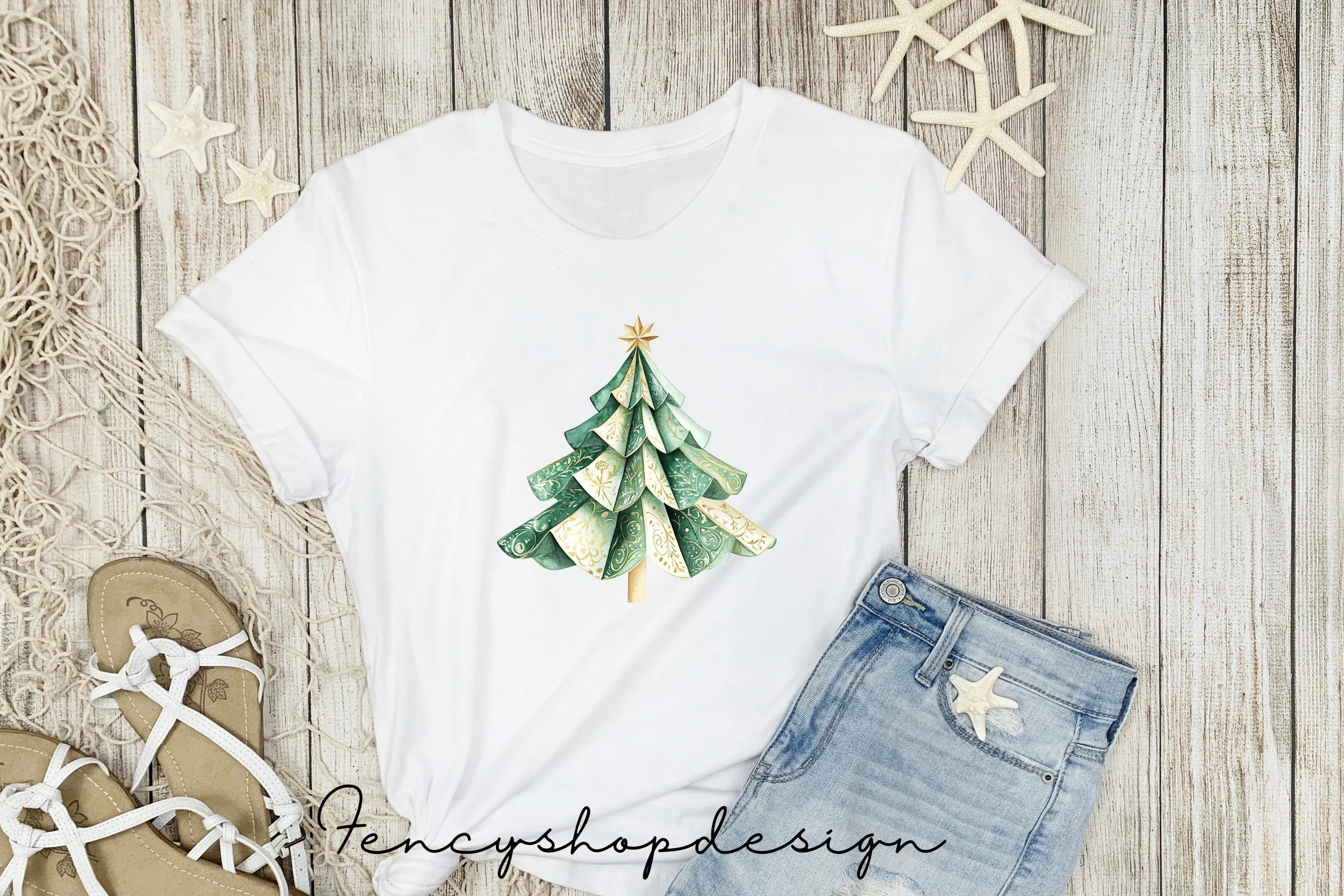Christmas Mandala Santa Hat Clipart Bundle