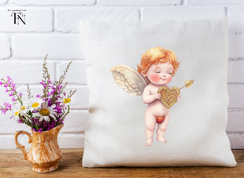 Cute Cupid Valentine Day Clipart Bundle
