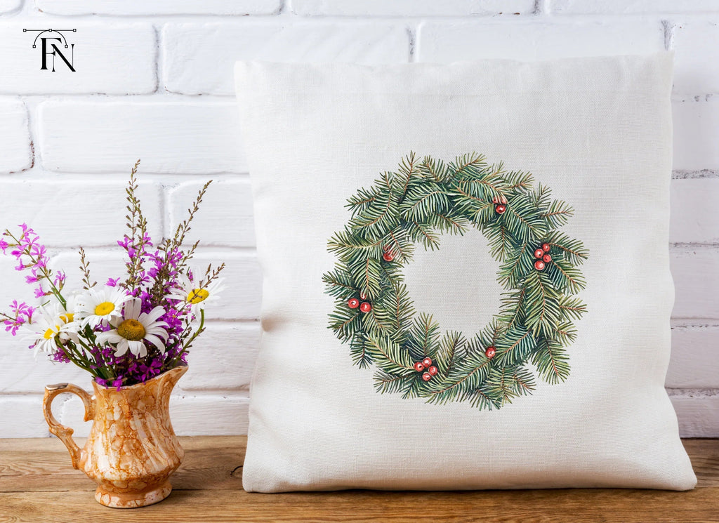 Christmas Wreaths Clipart Bundle