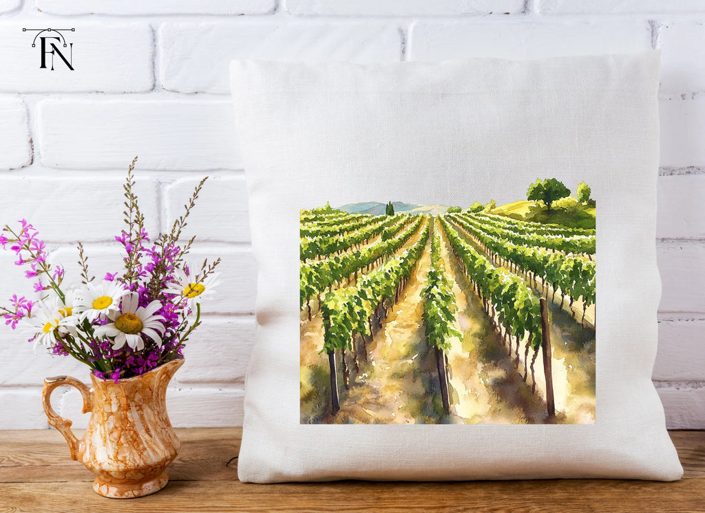 Vineyard Landscape Clipart Bundle