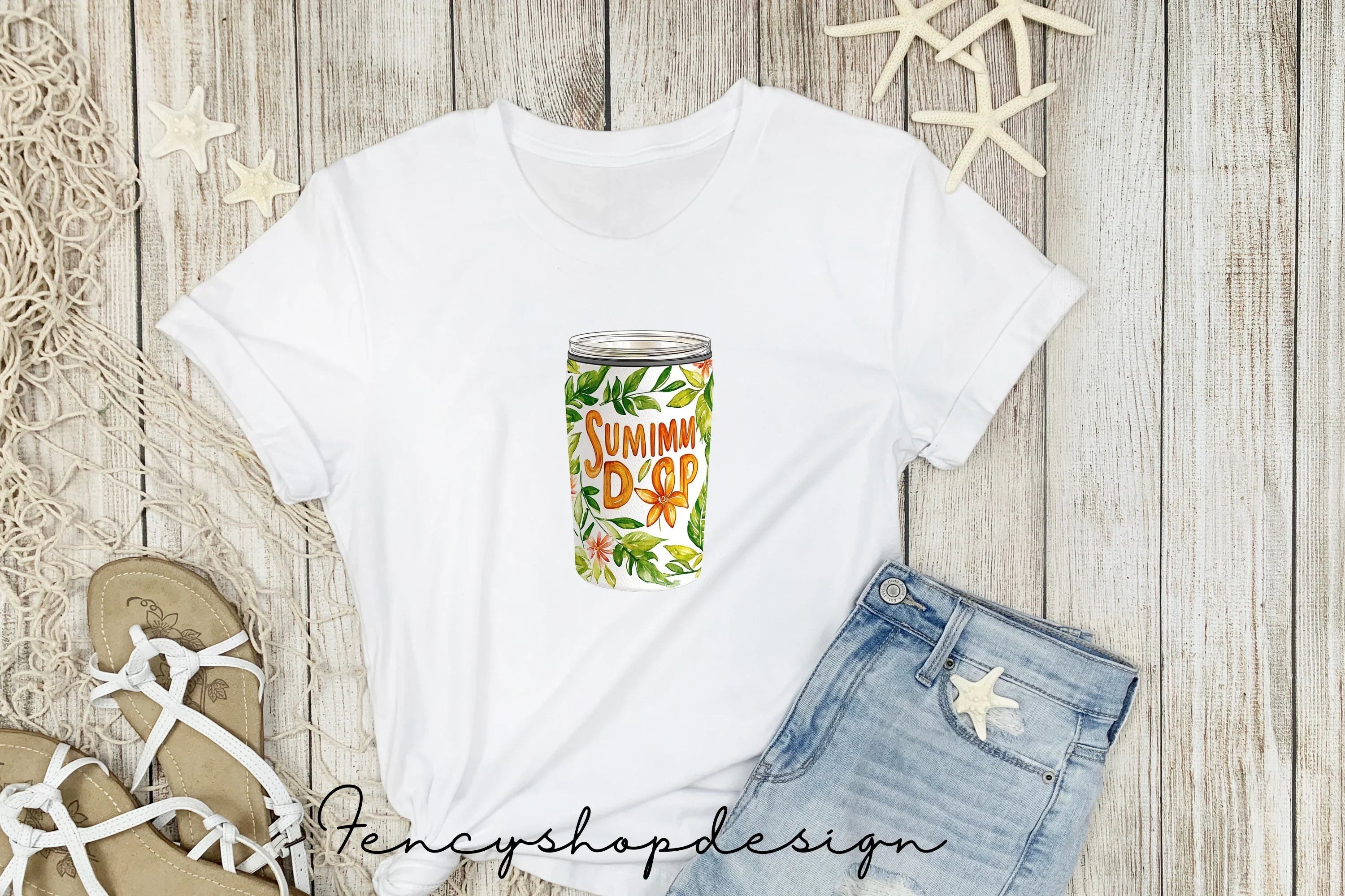 Sweet Summer Watermelon Tumbler Clipart Bundle