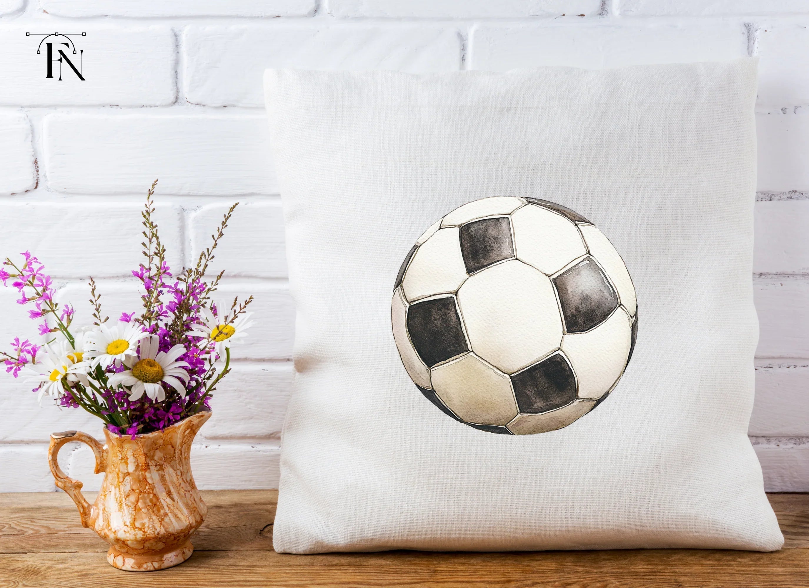 Classic Soccer Ball Clipart Bundle