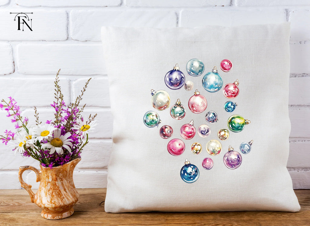 Christmas Ornaments Clipart Bundle