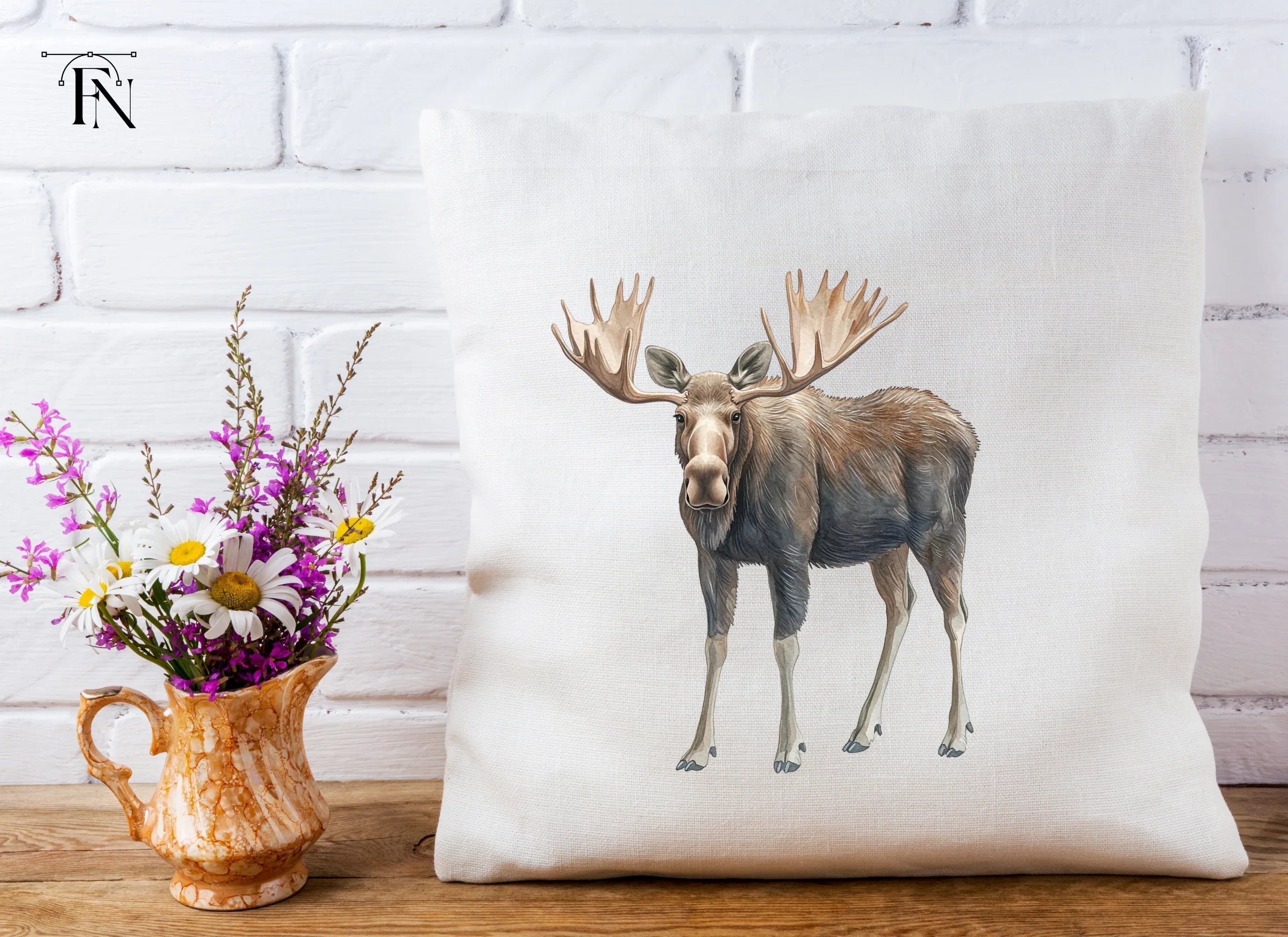 Majestic Moose Clipart Bundle