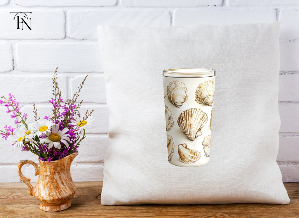 Seashells Tumbler Clipart Bundle