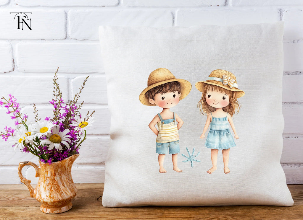 Cute Summer Kids Clipart Bundle