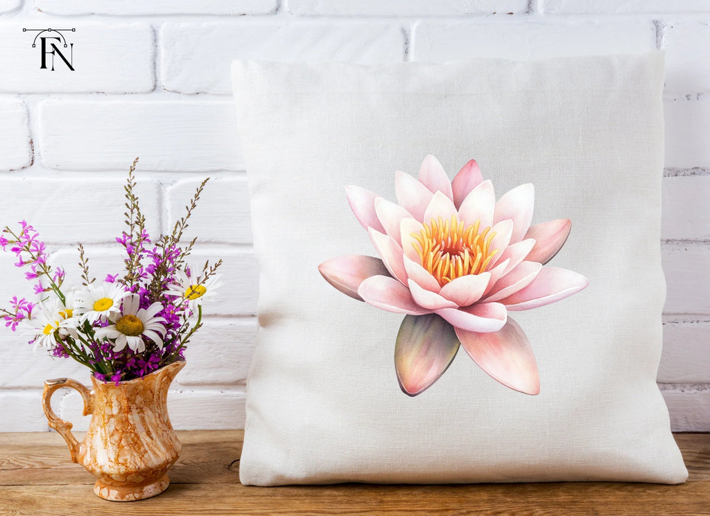 Elegant Water Lily Clipart Bundle