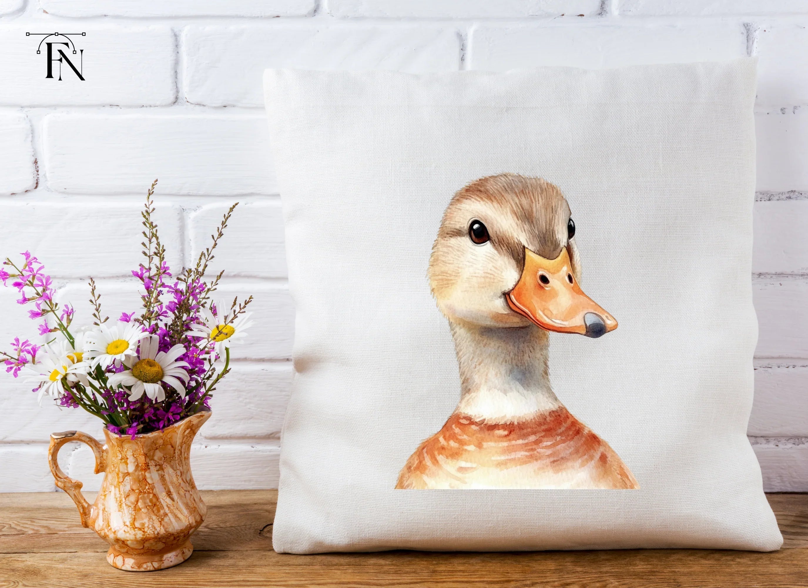 Adorable Duck Head Clipart Bundle
