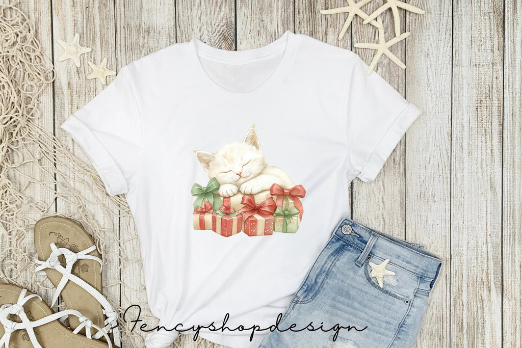 Christmas Presents & Cute Animals Clipart Bundle
