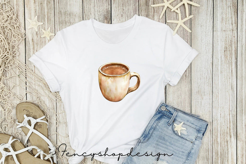 Warm Coffee Cups Clipart Bundle