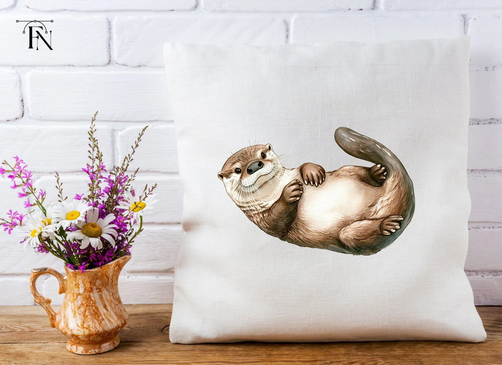Cute Otter Duo Clipart Bundle