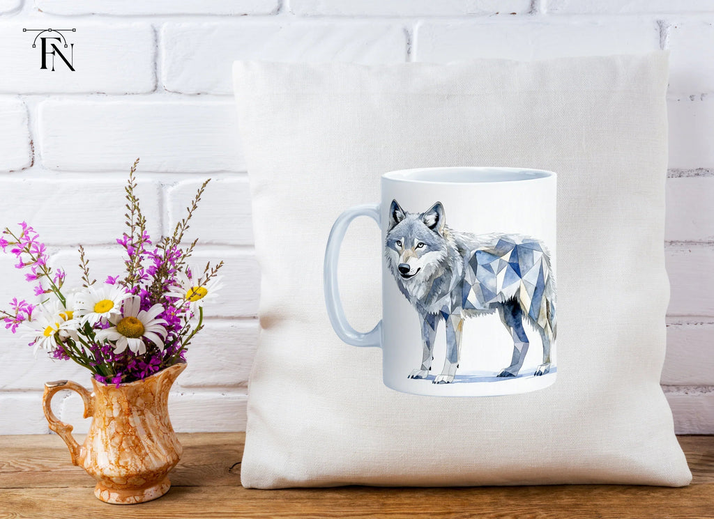 Geometric Wolf Clipart Bundle
